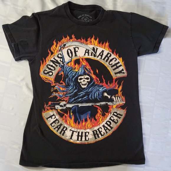 SONS OF ANARCHY FEAR THE REAPER ROAD GEAR SHORT SLEEVE SHIRT SIZE SMALL TV SHOW - Picture 10 of 12